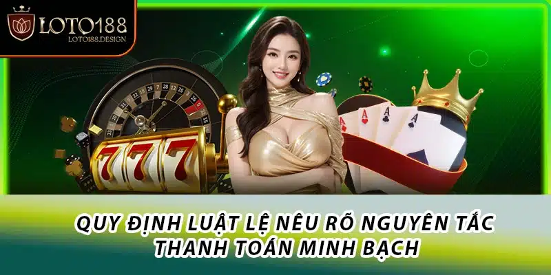 Quy định luật lệ nêu rõ nguyên tắc thanh toán minh bạch