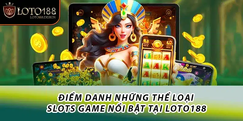 Điểm danh những thể loại slots game nổi bật tại Loto188